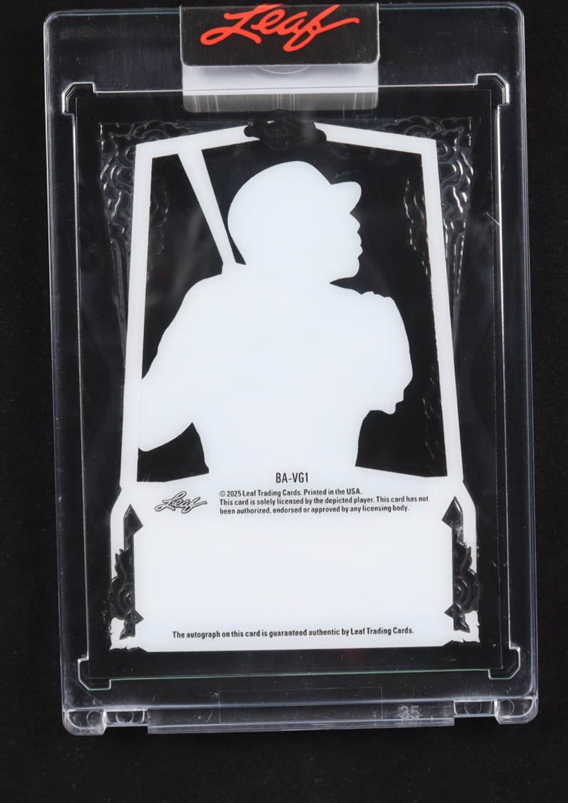Vladimir Guerrero 2025 Leaf Sport Heroes Acetate Red Auto #BA-VG1 at PristineAuction.com Vladimir Guerrero 2025 Leaf Sport Heroes Acetate Red Auto #BA-VG1 at PristineAuction.com