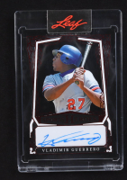 Vladimir Guerrero 2025 Leaf Sport Heroes Acetate Red Auto #BA-VG1 at PristineAuction.com