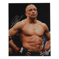 Georges St-Pierre Signed 8x10 Photo (Beckett) at PristineAuction.com