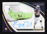 Ezekiel Elliott 2022 Panini Immaculate Collection Cleat Impressions Autograph #CIAEZE #13/25 at PristineAuction.com