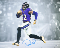 Derrick Henry Signed Ravens 16x20 Photo (PSA) at PristineAuction.com