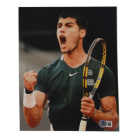 Carlos Alcaraz Signed 8x10 Photo (Beckett) at PristineAuction.com