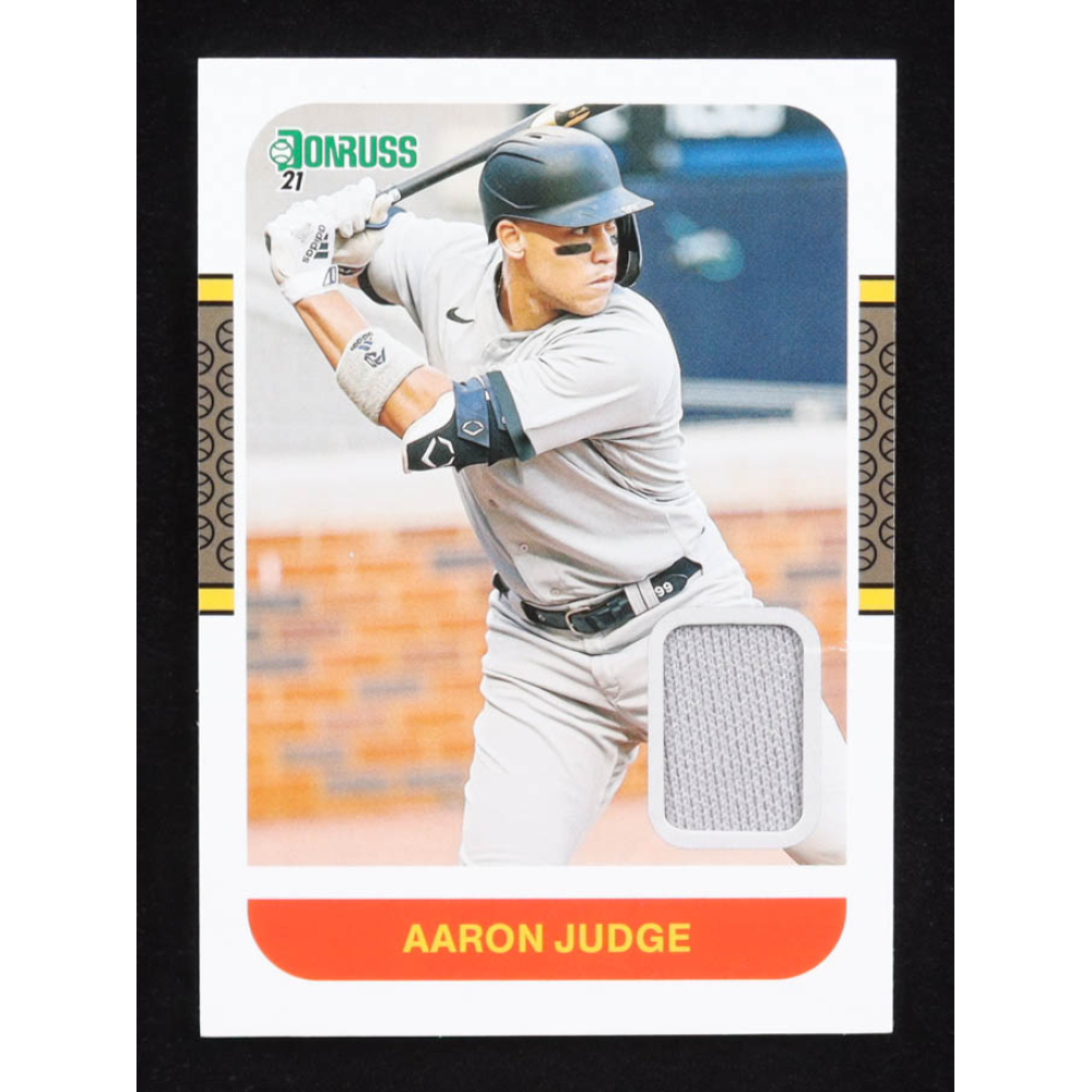 Aaron Judge 2021 Panini Donruss 87' Retro Patch #87M-AJ at PristineAuction.com