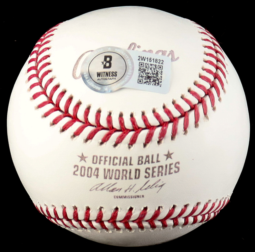 Terry Francona Signed 2004 World Series Baseball (Beckett) at PristineAuction.com Terry Francona Signed 2004 World Series Baseball (Beckett) at PristineAuction.com