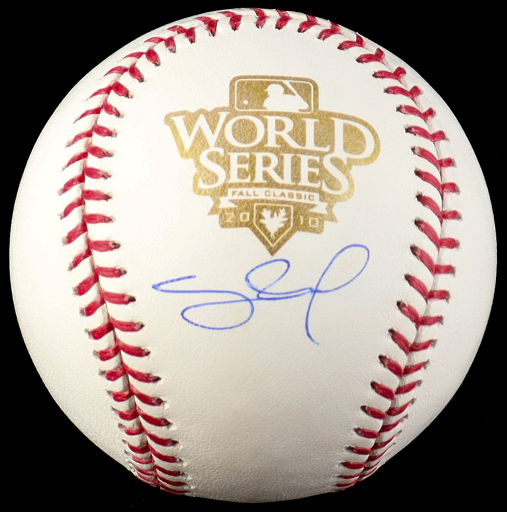 Pablo Sandoval Signed 2010 World Series Baseball (Beckett) at PristineAuction.com Pablo Sandoval Signed 2010 World Series Baseball (Beckett) at PristineAuction.com