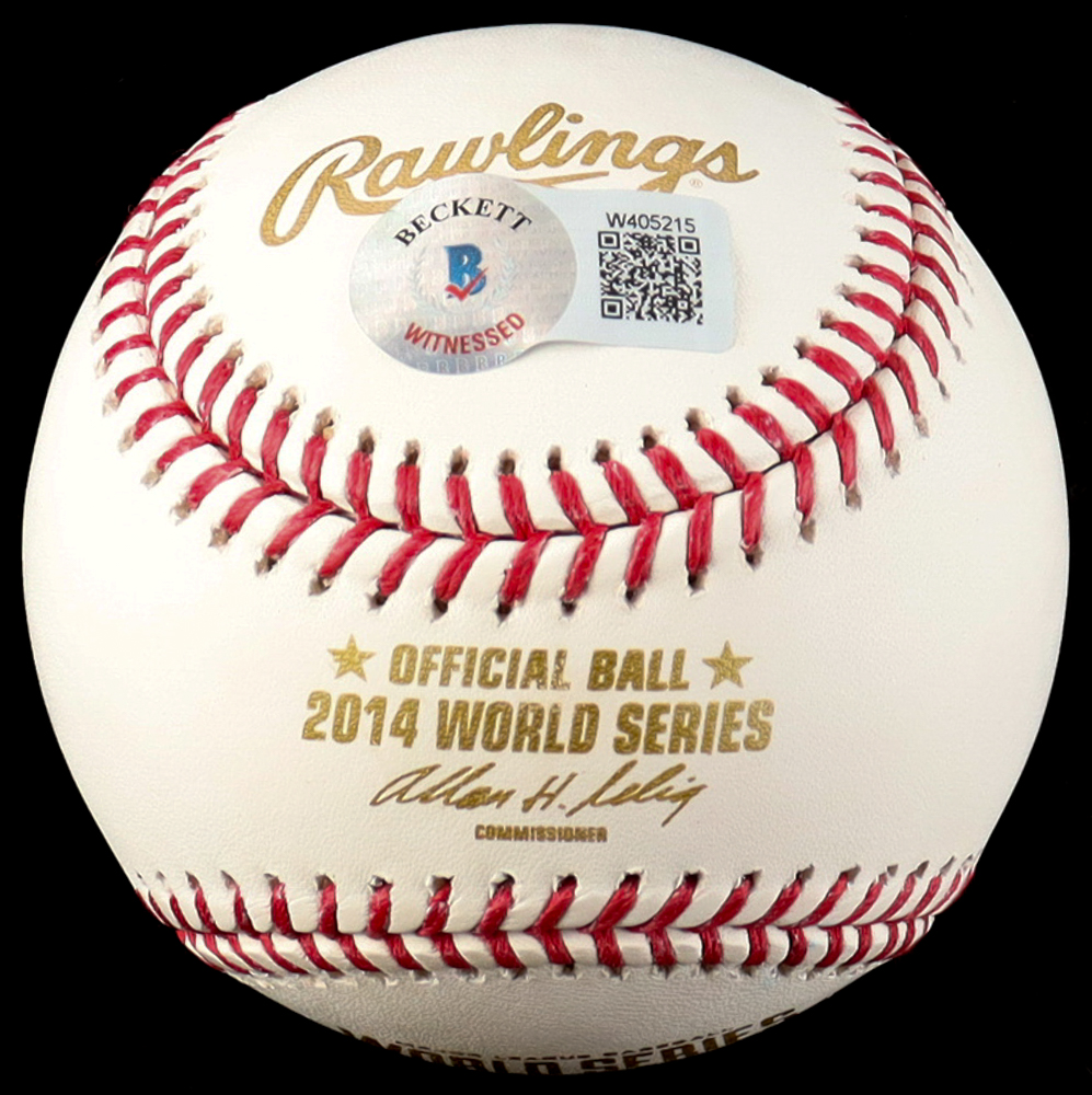 Pablo Sandoval Signed 2014 World Series Baseball (Beckett) at PristineAuction.com Pablo Sandoval Signed 2014 World Series Baseball (Beckett) at PristineAuction.com