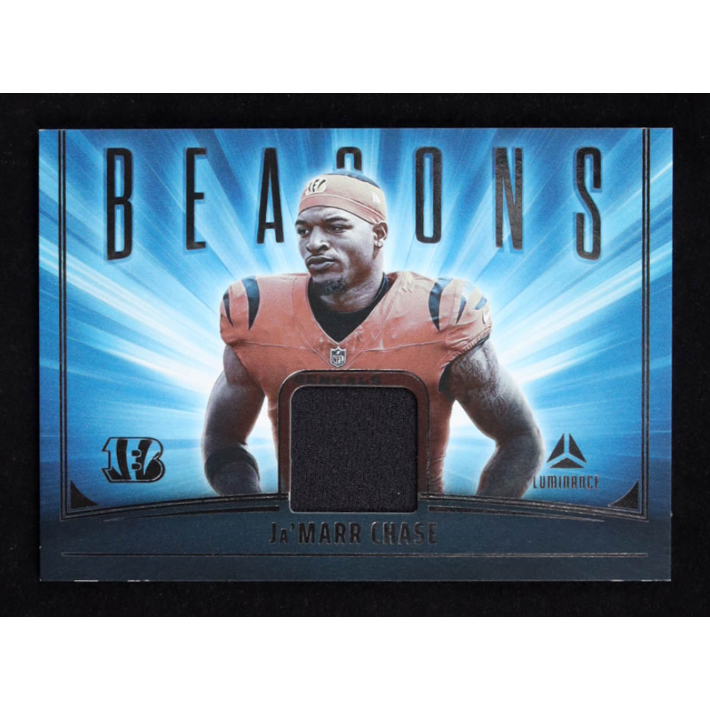 Ja'Marr Chase 2025 Panini Luminance Beacons Jerseys #BE-JCH at PristineAuction.com