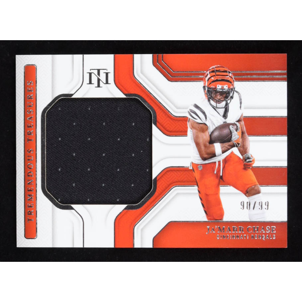 Ja'Marr Chase 2024 Panini National Treasures Tremendous Treasures #19 #TTS-JCE #90/99 at PristineAuction.com