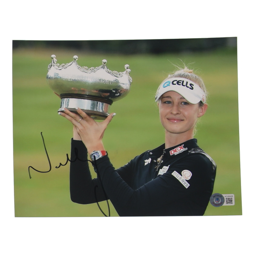 Nelly Korda Signed 8x10 Photo (Beckett) at PristineAuction.com Nelly Korda Signed 8x10 Photo (Beckett) at PristineAuction.com