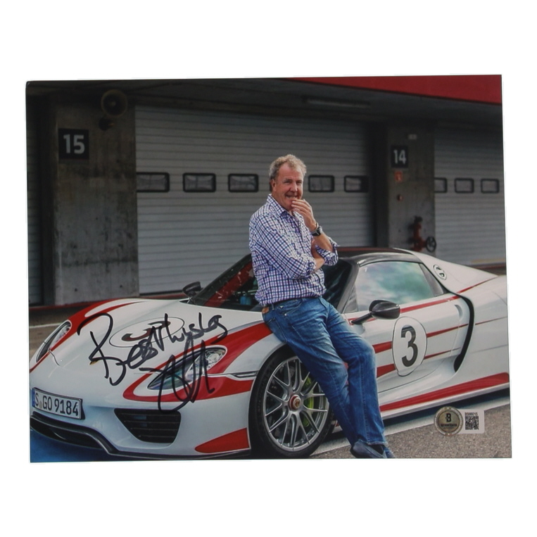 Jeremy Clarkson Signed "Top Gear" 8x10 Photo Inscribed "Best Wishes" (Beckett) at PristineAuction.com Jeremy Clarkson Signed "Top Gear" 8x10 Photo Inscribed "Best Wishes" (Beckett) at PristineAuction.com