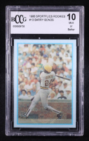 Barry Bonds 1986 Sportflics Rookies #13 RC (BCCG 10) at PristineAuction.com
