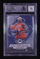 Allen Iverson Signed 2022-23 Panini Mosaic Epic Performers #20 (BGS | Autograph Grade 10) at PristineAuction.com