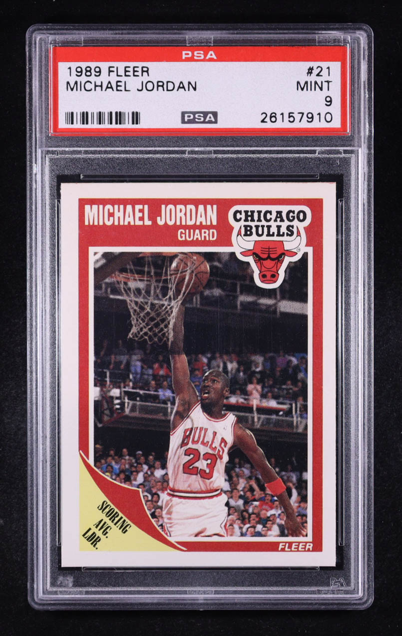Michael Jordan 1989-90 Fleer #21 (PSA 9) at PristineAuction.com Michael Jordan 1989-90 Fleer #21 (PSA 9) at PristineAuction.com
