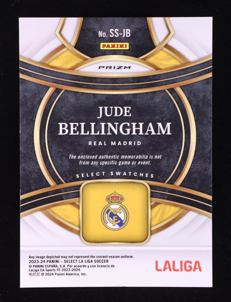 Jude Bellingham 2023-24 Select La Liga Swatches #17 at PristineAuction.com Jude Bellingham 2023-24 Select La Liga Swatches #17 at PristineAuction.com