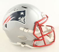 Bailey Zappe Signed Patriots Full-Size Speed Helmet (JSA) at PristineAuction.com