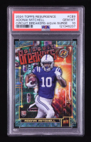 Adonai Mitchell 2024 Topps Resurgence Circuit Breakers Aqua Surge #CB9 #169/249 RC (PSA 10) at PristineAuction.com
