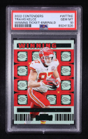 Travis Kelce 2022 Panini Contenders Winning Ticket Emerald #9 (PSA 10) at PristineAuction.com