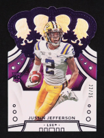 Justin Jefferson 2020 Crown Royale Draft Picks Purple #35 RC #22/25 at PristineAuction.com