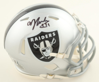 AJ Cole Signed Raiders Speed Mini Helmet (Beckett) at PristineAuction.com