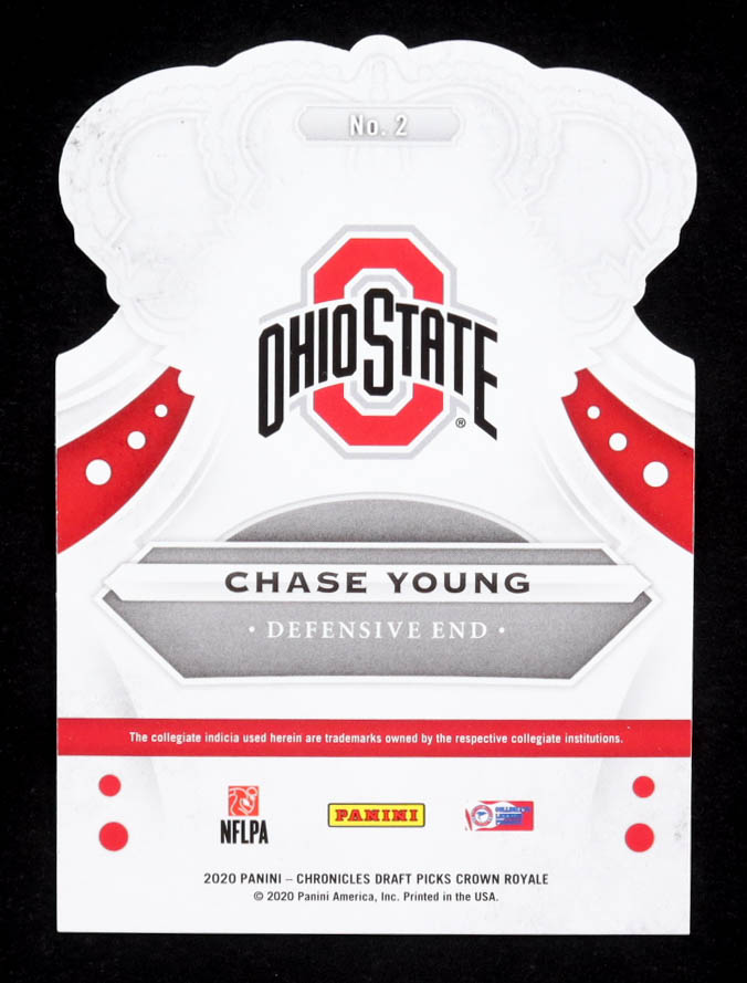 Chase Young 2020 Crown Royale Draft Picks #2 RC at PristineAuction.com Chase Young 2020 Crown Royale Draft Picks #2 RC at PristineAuction.com