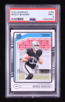 Brock Bowers 2024 Donruss #394 RR RC (PSA 9) at PristineAuction.com
