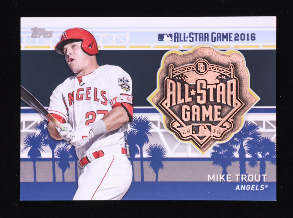 Mike Trout 2017 Topps All Star Team Medallions #MLBASMT at PristineAuction.com Mike Trout 2017 Topps All Star Team Medallions #MLBASMT at PristineAuction.com