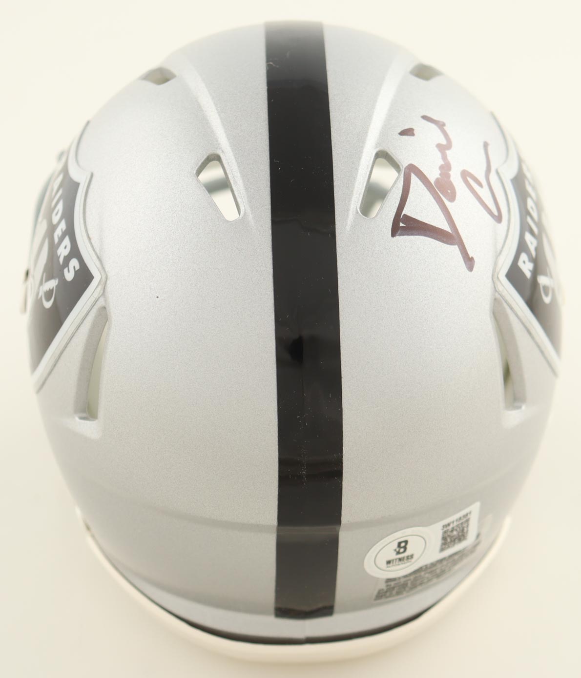 Daniel Carlson Signed Raiders Speed Mini Helmet (Beckett) at PristineAuction.com Daniel Carlson Signed Raiders Speed Mini Helmet (Beckett) at PristineAuction.com