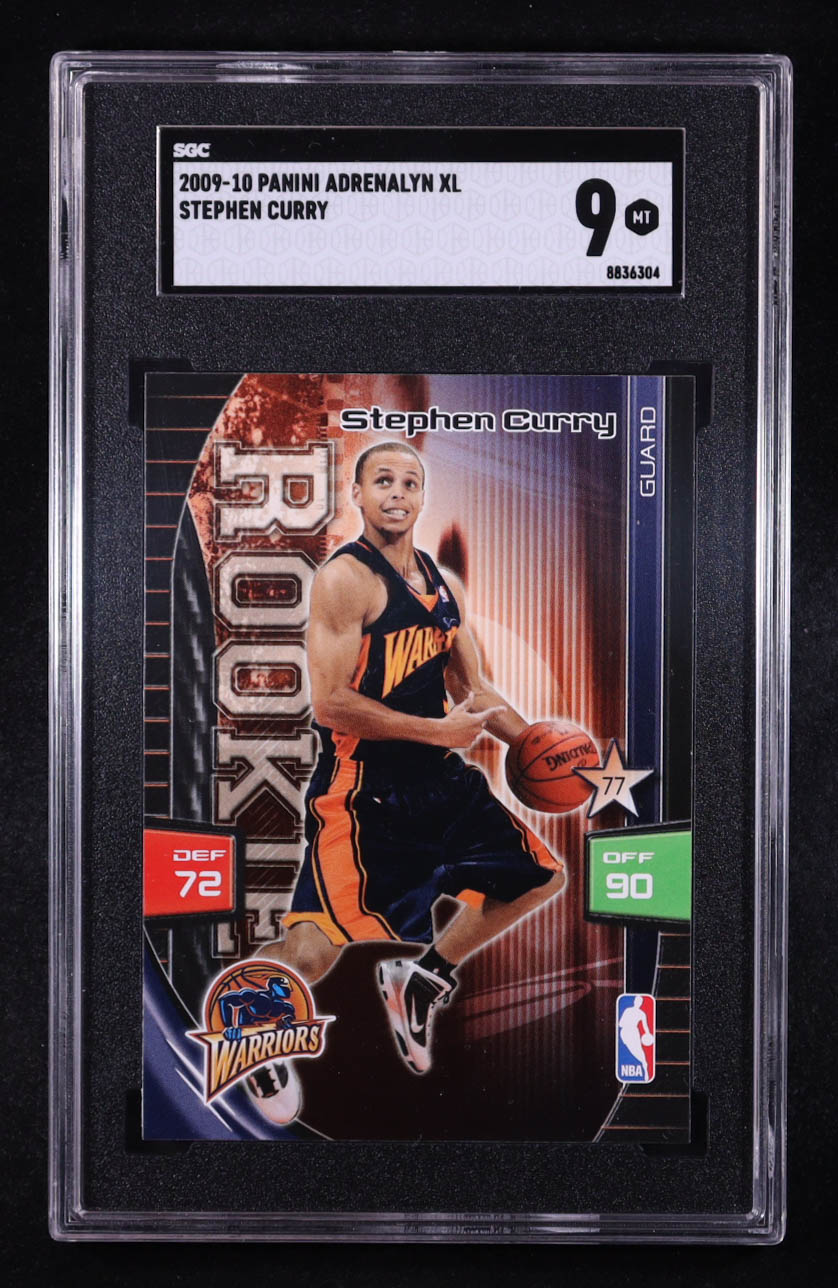 Stephen Curry 2009-10 Adrenalyn XL #67 RC (SGC 9) at PristineAuction.com Stephen Curry 2009-10 Adrenalyn XL #67 RC (SGC 9) at PristineAuction.com