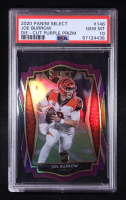Joe Burrow 2020 Select Prizm Purple Die Cut #146 RC (PSA 10) at PristineAuction.com