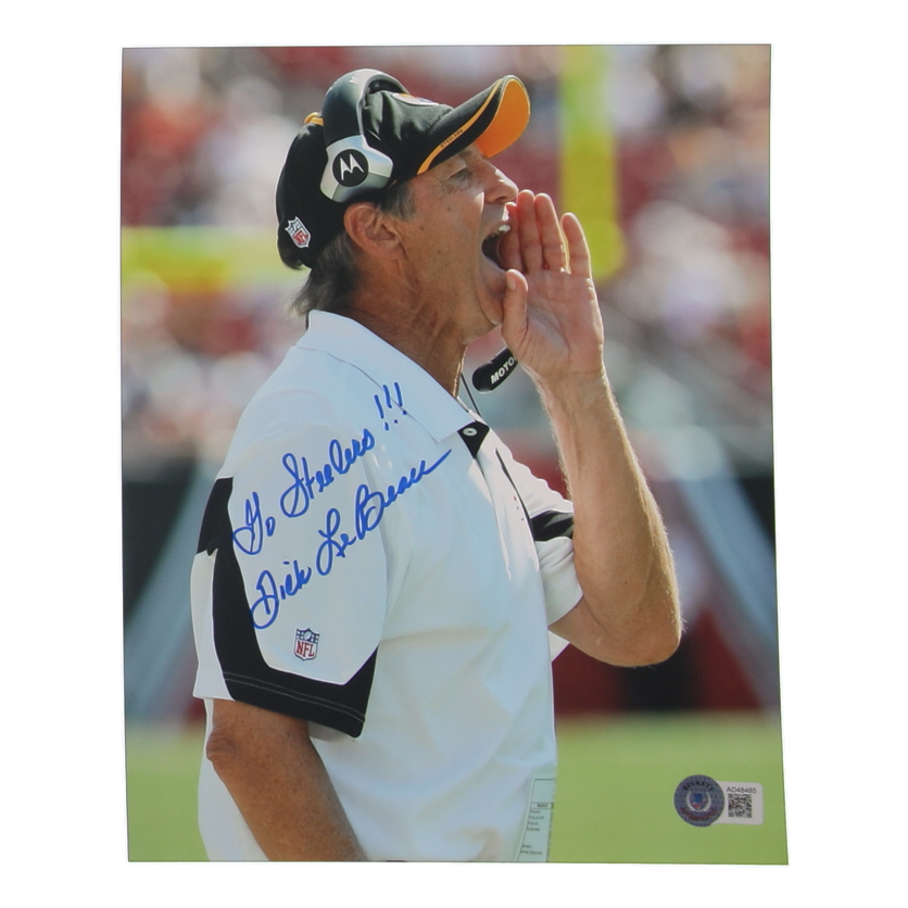 Dick LeBeau Signed Steelers 8x10 Photo Inscribed "Go Steelers!!!" (Beckett) at PristineAuction.com Dick LeBeau Signed Steelers 8x10 Photo Inscribed "Go Steelers!!!" (Beckett) at PristineAuction.com