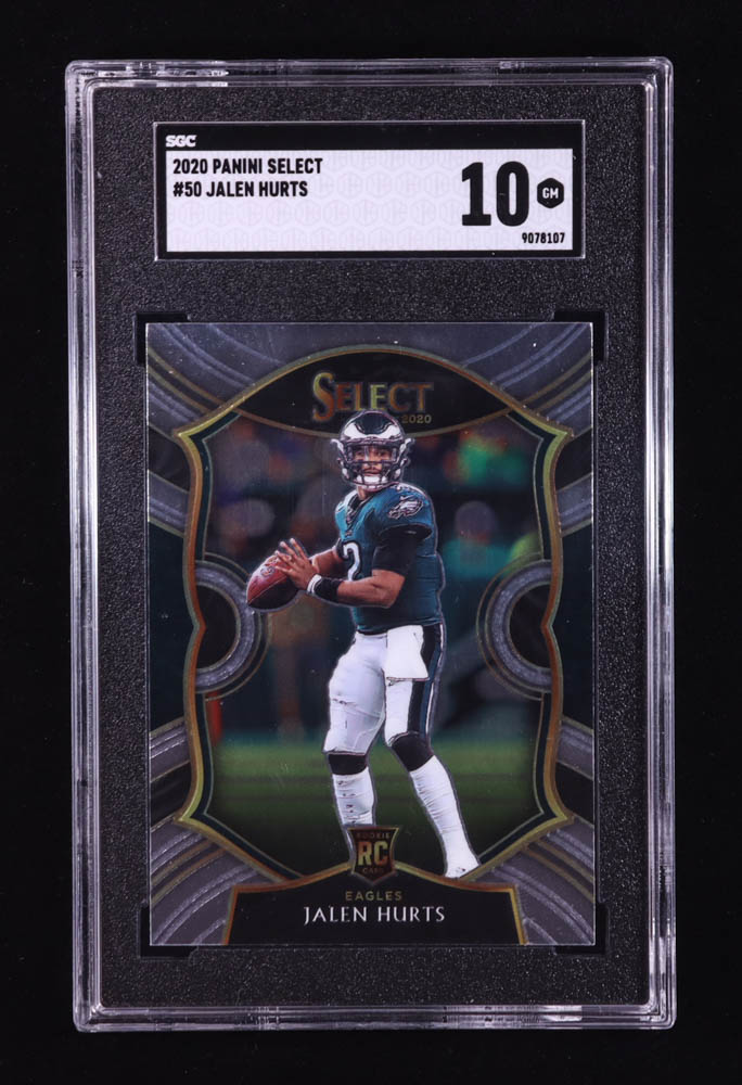 Jalen Hurts 2020 Select #50 RC (SGC 10) at PristineAuction.com Jalen Hurts 2020 Select #50 RC (SGC 10) at PristineAuction.com