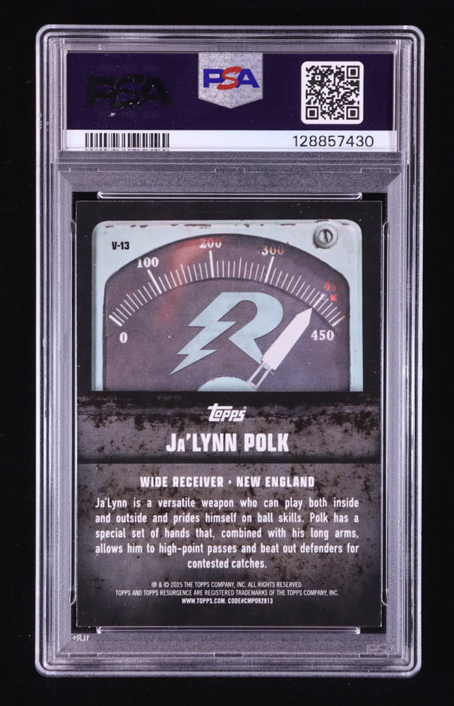Ja'Lynn Polk 2024 Topps Resurgence Voltaic #V13 RC (PSA 9) at PristineAuction.com Ja'Lynn Polk 2024 Topps Resurgence Voltaic #V13 RC (PSA 9) at PristineAuction.com