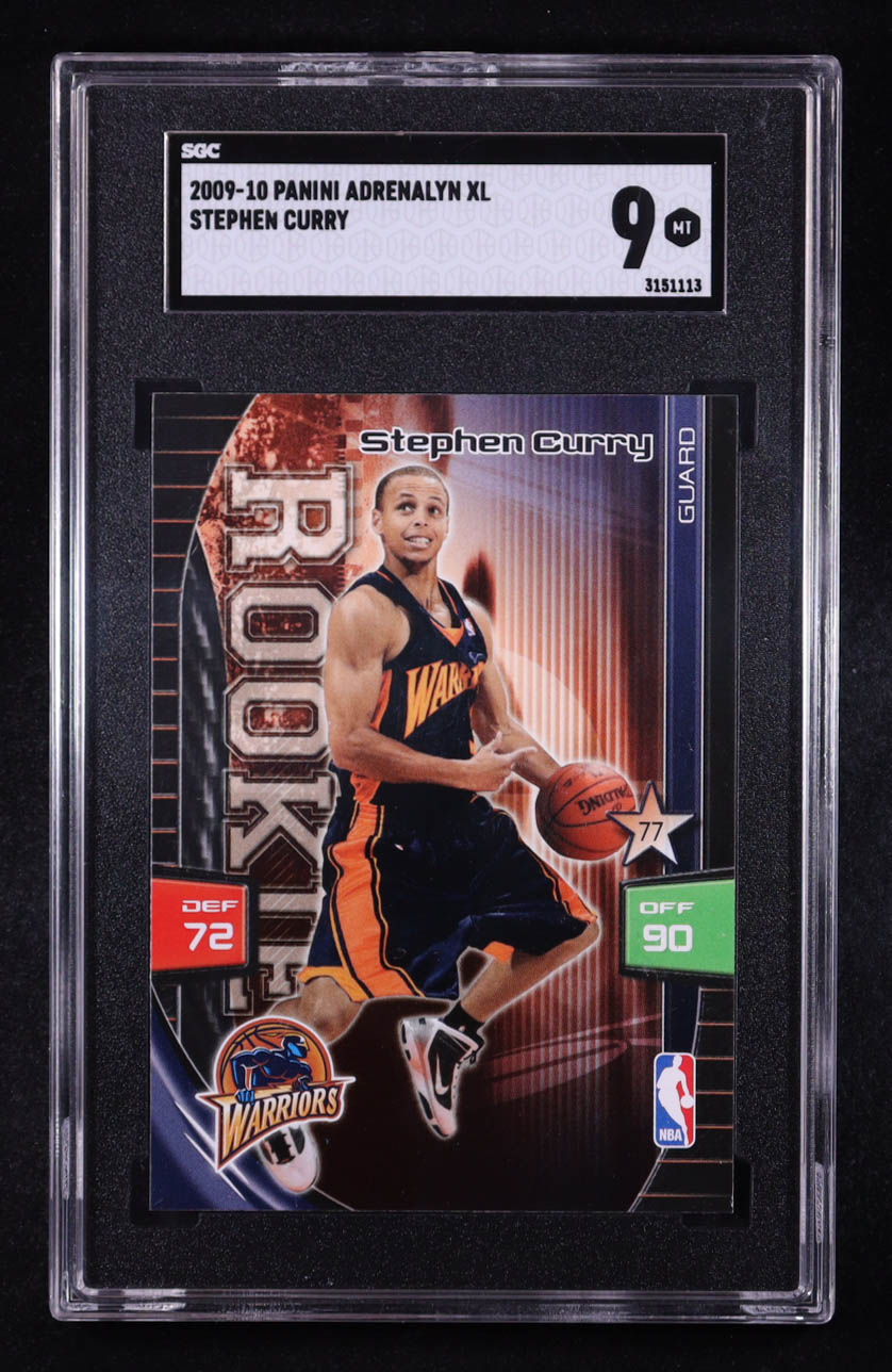 Stephen Curry 2009-10 Adrenalyn XL #67 RC (SGC 9) at PristineAuction.com Stephen Curry 2009-10 Adrenalyn XL #67 RC (SGC 9) at PristineAuction.com