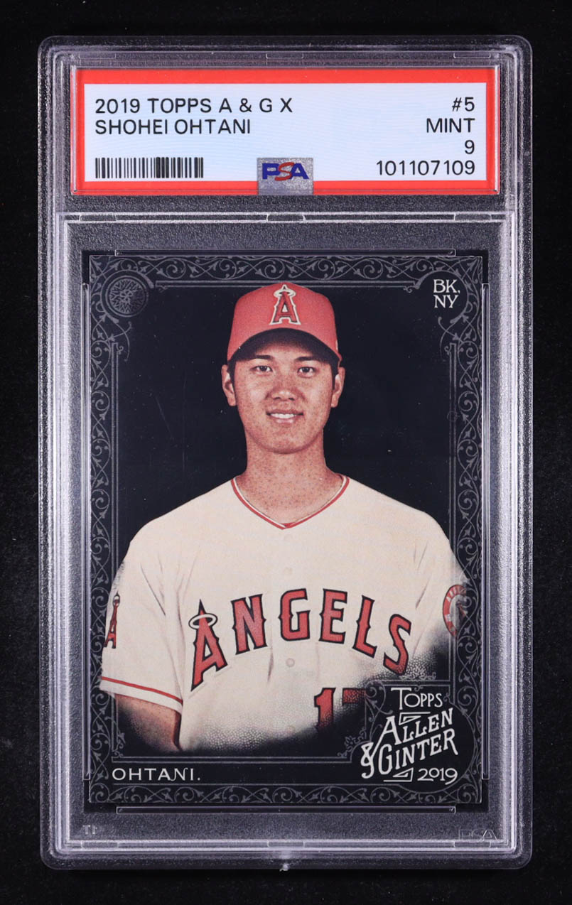 Shohei Ohtani 2019 Topps Allen and Ginter X #5 (PSA 9) at PristineAuction.com Shohei Ohtani 2019 Topps Allen and Ginter X #5 (PSA 9) at PristineAuction.com