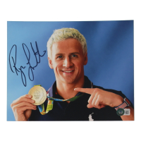 Ryan Lochte Signed 8x10 Photo (Beckett) at PristineAuction.com