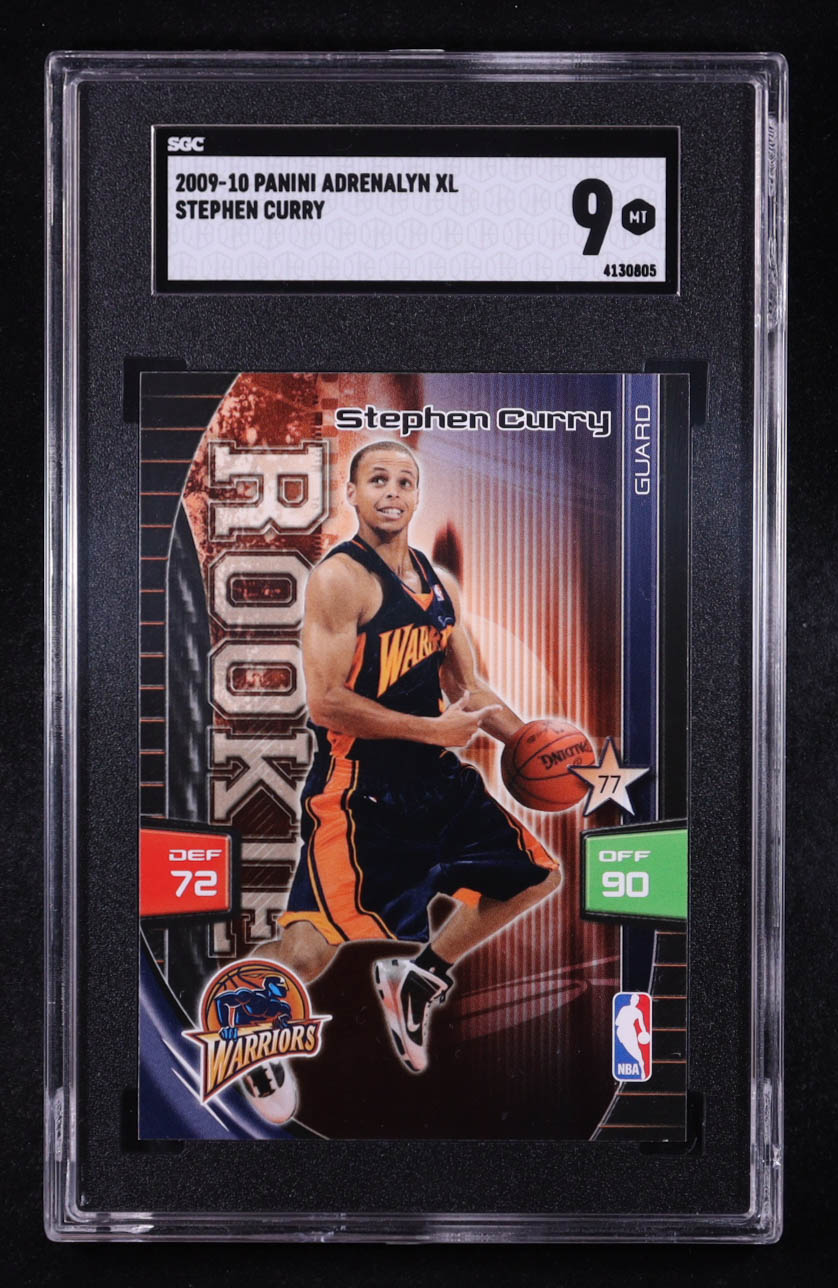 Stephen Curry 2009-10 Adrenalyn XL #67 RC (SGC 9) at PristineAuction.com Stephen Curry 2009-10 Adrenalyn XL #67 RC (SGC 9) at PristineAuction.com