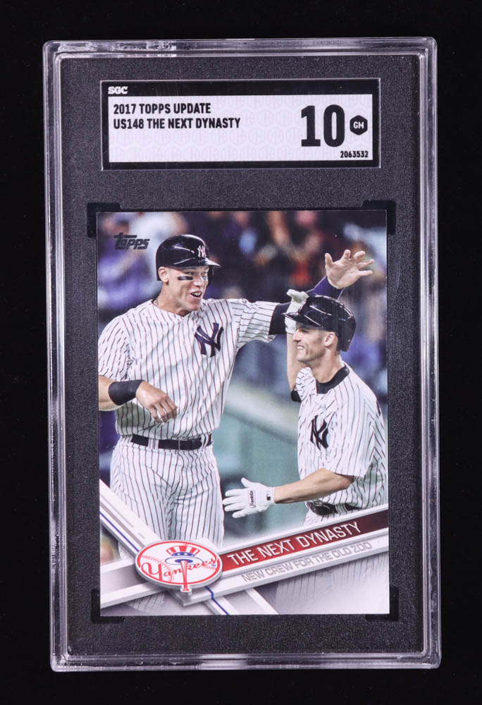 Aaron Judge / Greg Bird 2017 Topps Update #US148 The Next Dynasty RC (SGC 10) at PristineAuction.com Aaron Judge / Greg Bird 2017 Topps Update #US148 The Next Dynasty RC (SGC 10) at PristineAuction.com
