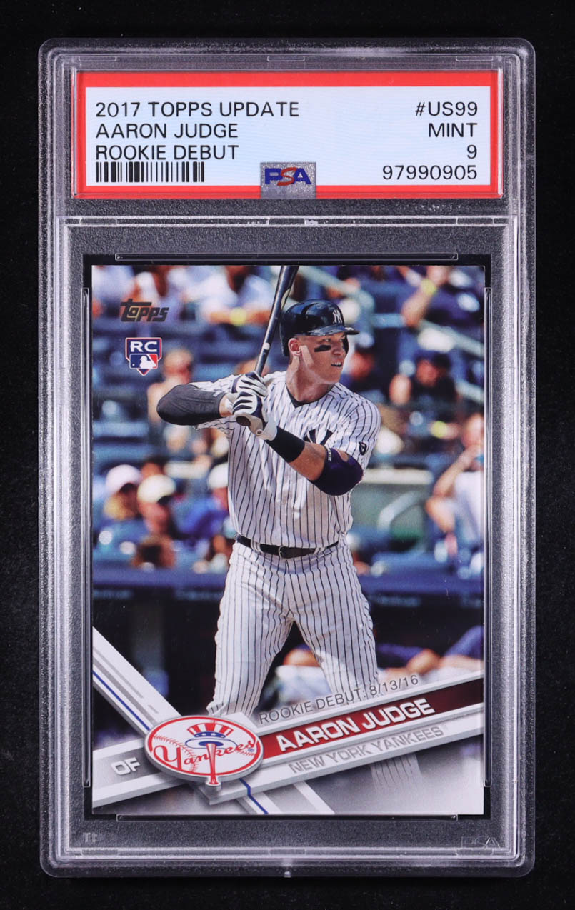 Aaron Judge 2017 Topps Update #US99 RC (PSA 9) at PristineAuction.com Aaron Judge 2017 Topps Update #US99 RC (PSA 9) at PristineAuction.com
