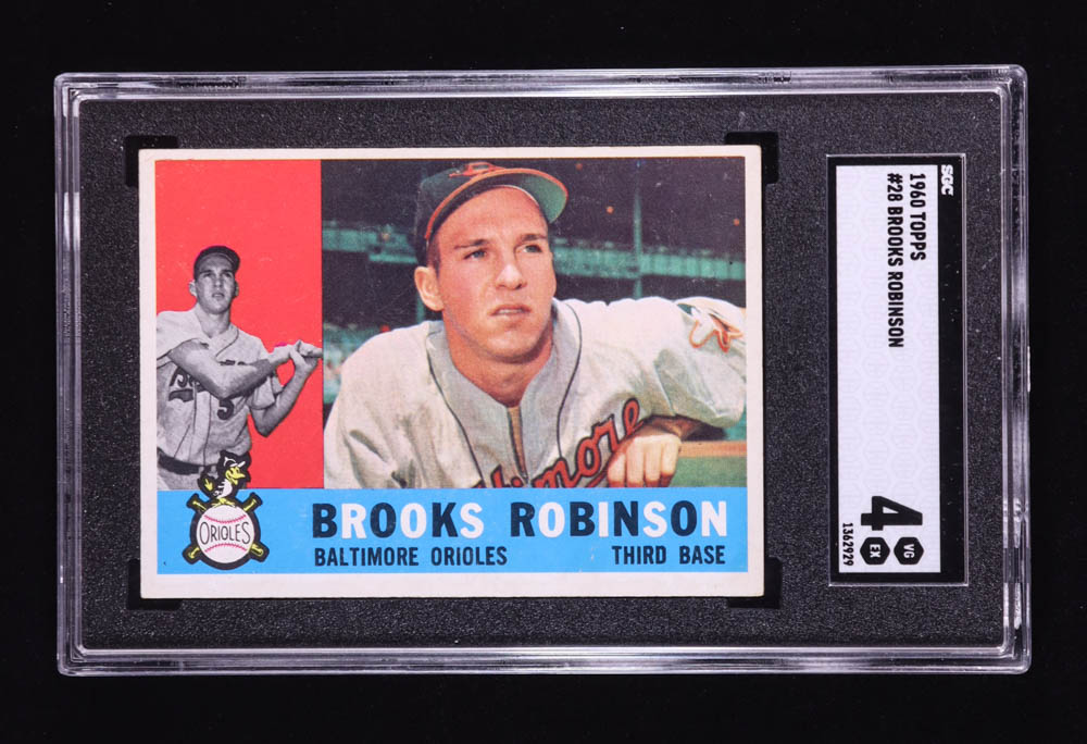 Brooks Robinson 1960 Topps #28 (SGC 4) at PristineAuction.com Brooks Robinson 1960 Topps #28 (SGC 4) at PristineAuction.com