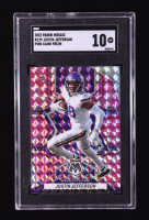 Justin Jefferson 2022 Panini Mosaic Mosaic Camo Pink #129 (SGC 10) at PristineAuction.com