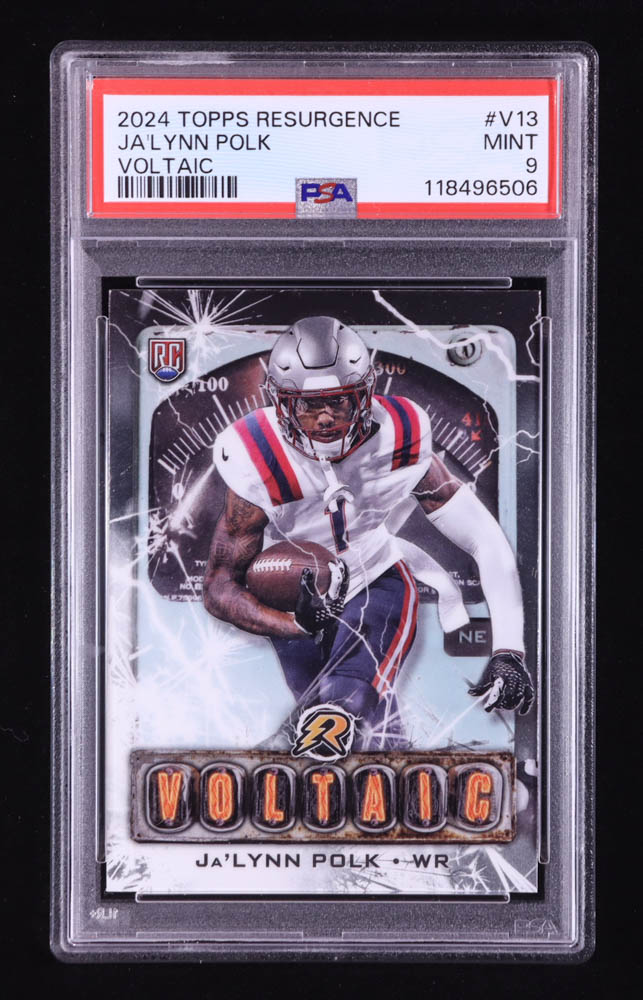 Ja'Lynn Polk 2024 Topps Resurgence Voltaic #V13 RC (PSA 9) at PristineAuction.com Ja'Lynn Polk 2024 Topps Resurgence Voltaic #V13 RC (PSA 9) at PristineAuction.com