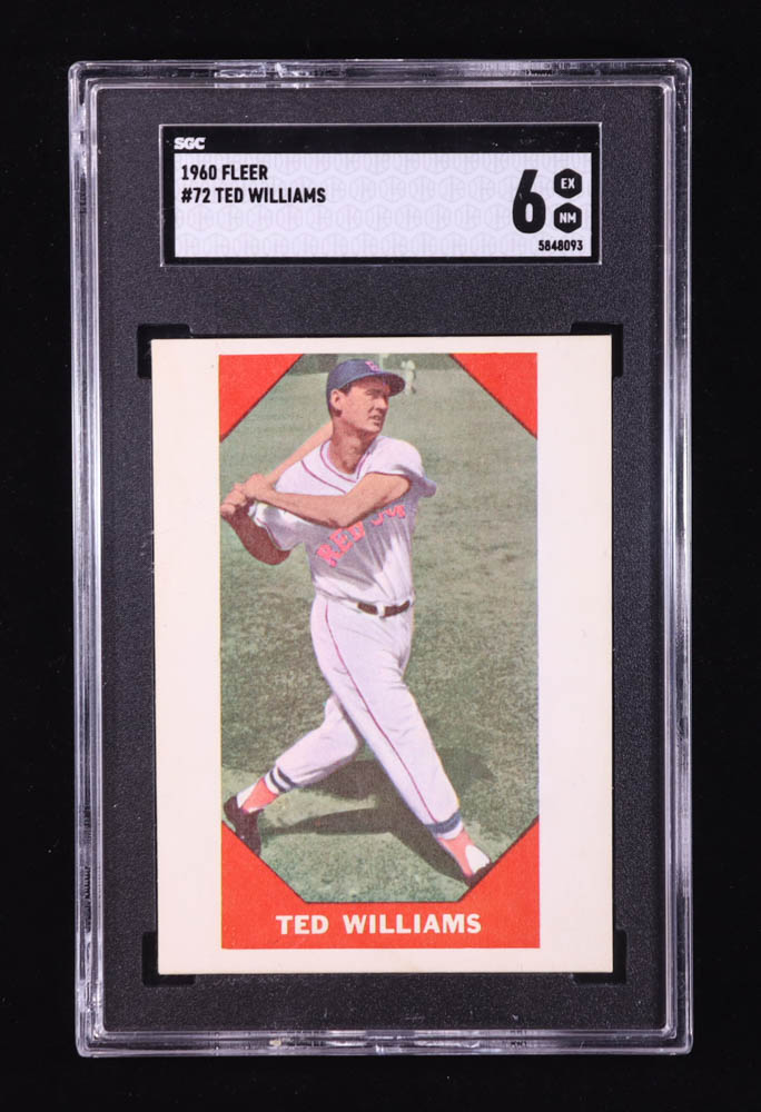Ted Williams 1960 Fleer #72 (SGC 6) at PristineAuction.com Ted Williams 1960 Fleer #72 (SGC 6) at PristineAuction.com