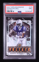 Adonai Mitchell 2024 Topps Resurgence Voltaic #V15 RC (PSA 9) at PristineAuction.com