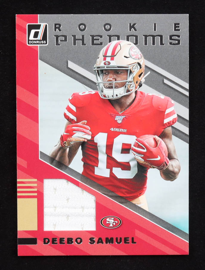 Deebo Samuel 2019 Donruss Rookie Phenoms Jerseys #RPJ17 RC at PristineAuction.com Deebo Samuel 2019 Donruss Rookie Phenoms Jerseys #RPJ17 RC at PristineAuction.com