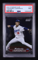 Yoshinobu Yamamoto 2024 Stadium Club Chrome #114 RC (PSA 9) at PristineAuction.com