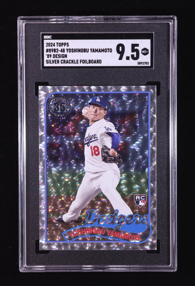 Yoshinobu Yamamoto 2024 Topps '89 Topps Series 2 Foil #89B248 RC (SGC 9.5) at PristineAuction.com Yoshinobu Yamamoto 2024 Topps '89 Topps Series 2 Foil #89B248 RC (SGC 9.5) at PristineAuction.com