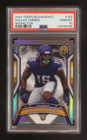 Dallas Turner 2024 Topps Resurgence Refractors #162 RC (PSA 10) at PristineAuction.com