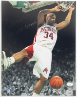 Corliss Williamson Signed Arkansas Razorbacks 11x14 Photo Inscribed "94 Nat Champs" (JSA) at PristineAuction.com