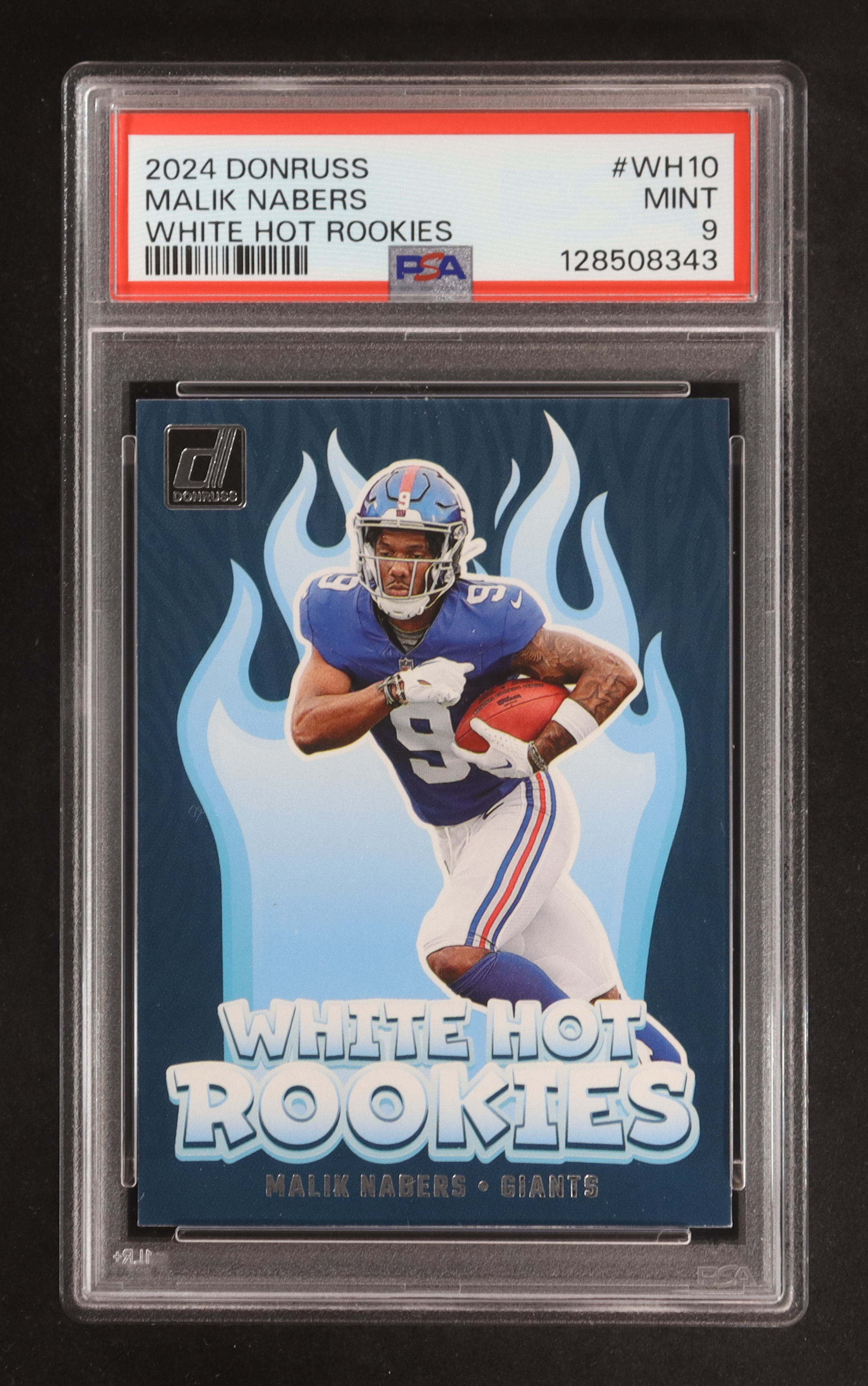 Malik Nabers 2024 Donruss White Hot Rookies #10 RC (PSA 9) at PristineAuction.com Malik Nabers 2024 Donruss White Hot Rookies #10 RC (PSA 9) at PristineAuction.com