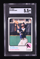 Hank Aaron 1973 Topps #100 (SGC 5.5) at PristineAuction.com